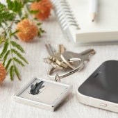 Chinese katvis sleutelhanger (Zijkant)