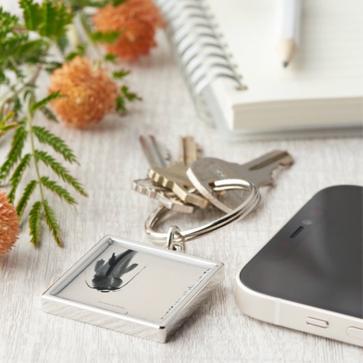 Chinese katvis sleutelhanger (Zijkant)