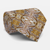 Chinese Keizer Dragon Classic Goud Satijn Foulard Stropdas (Opgerold)