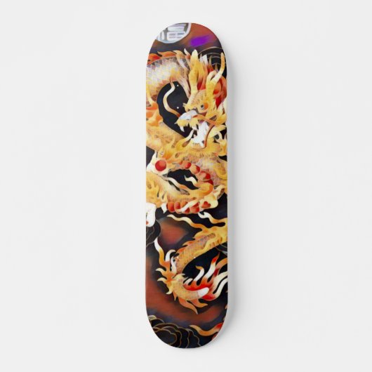 Chinese keizer Dragon Element Custom Pro Board Skateboard (Voorkant)