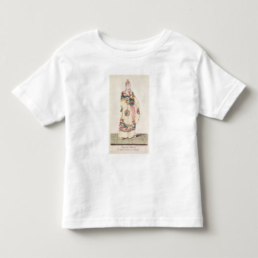 Chinese keizer in Ceremoniaal kostuum Kinder Shirts (Voorkant)