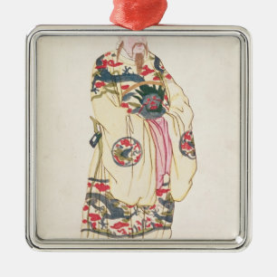 Chinese keizer in Ceremoniaal kostuum Metalen Ornament