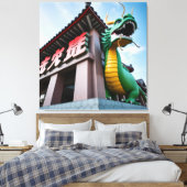 Chinese Keizerdraak Canvas Afdruk (Insitu (Slaapkamer))