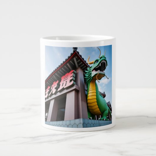 Chinese Keizerdraak Grote Koffiekop (Voorkant)