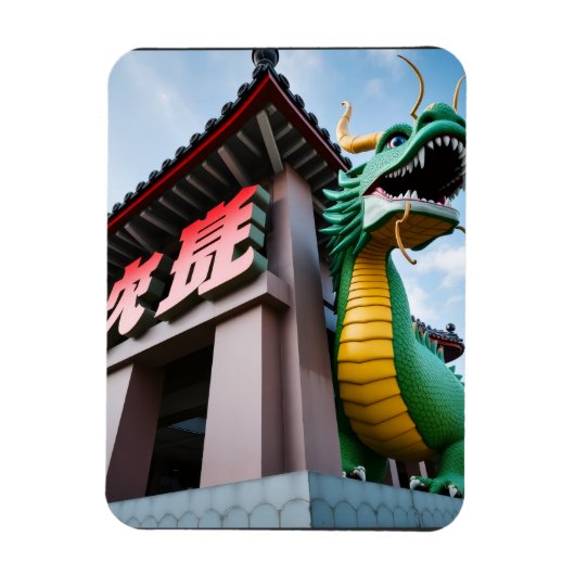 Chinese Keizerdraak Magneet (Verticaal)