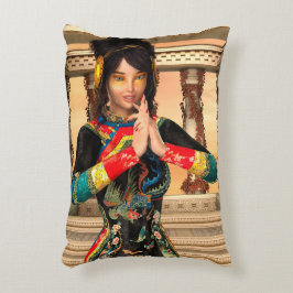 Chinese keizerin fantasyp-portretkunst decoratief kussen