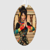 Chinese keizerin fantasyp-portretkunst ornament (voorkant)