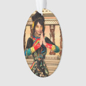 Chinese keizerin fantasyp-portretkunst ornament (voorkant)