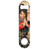 Chinese keizerin fantasypoortretkunst speed flessenopener (Achterkant)