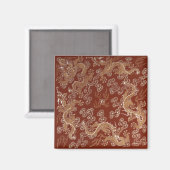 Chinese Keizerlijke Draak Modern Magneet (Voorkant / Achterkant)