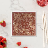 Chinese Keizerlijke Draak Modern Servet (Insitu)