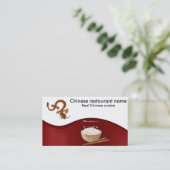 Chinese keuken visitekaartje (Staand voorkant)