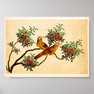 CHINESE Klassieke  Natuur stijl Poster