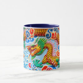 Chinese kleurrijke wandkunst mok