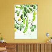 Chinese Komkommer Canvas Afdruk (Insitu (Woonkamer))