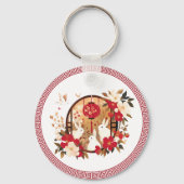 Chinese konijn sleutelhanger (Achterkant)