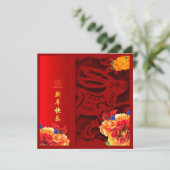 Chinese konijnenvolken nieuwjaar 2023 GC1 Kaart (Staand voorkant)