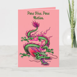 Chinese Koning Draak Mythisch Gedaanteverwisselend Kaart