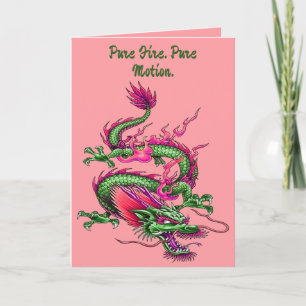 Chinese Koning Draak Mythisch Gedaanteverwisselend Kaart