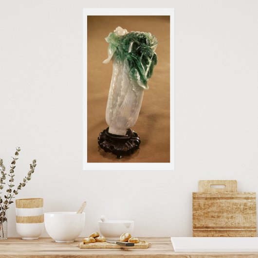 Chinese kool, Koreaans, 19e eeuw (jade) Poster (Keuken)