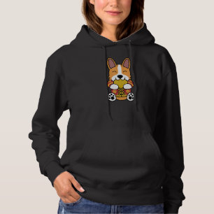 Chinese kostume Mooncake Corgi Dog Hoodie