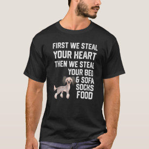 Chinese kreupelhond Steal je hartsteal T-shirt