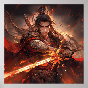 Chinese krijger poster