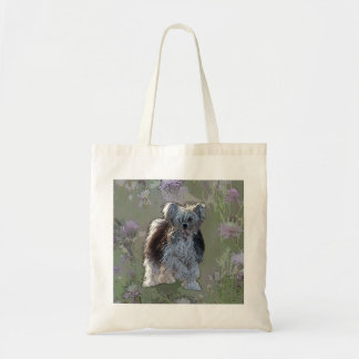 Chinese kruidenhond op canvas tas
