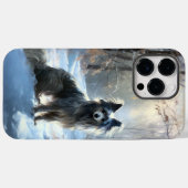 Chinese kuif laat het sneeuwKerstmis Case-Mate iPhone Case (Achterkant (horizontaal))