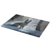 Chinese kuif laat het sneeuwKerstmis Snijplank (Hoek)