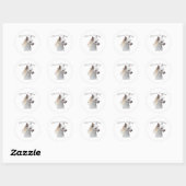 Chinese kuif (poeder) Mam 2 Ronde Sticker (Vel)