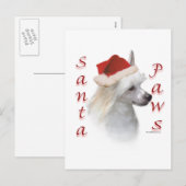 Chinese kuif (poeder) Santa Paws Feestdagenkaart (Voorkant / Achterkant)