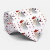 Chinese kuif (poeder) Santa Paws Stropdas (Opgerold)