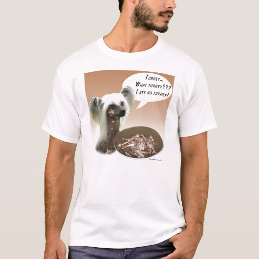 Chinese kuifkalkoen t-shirt (Voorkant)
