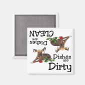 Chinese kuifliefhebbers Vaatwasser magneet (Voorkant / Achterkant)