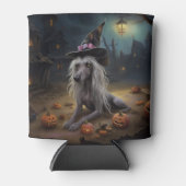 Chinese kuifpompoenen Halloween eng Blikjeskoeler (Voorkant)