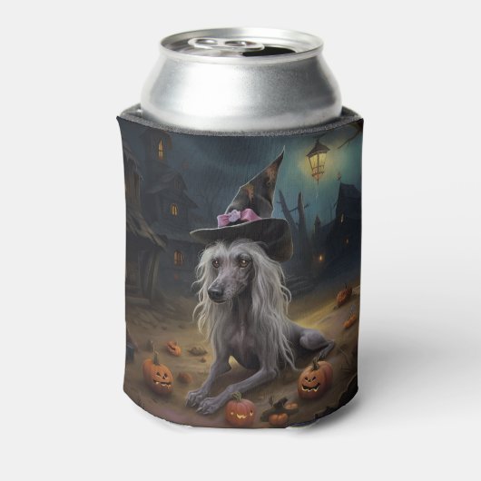 Chinese kuifpompoenen Halloween eng Blikjeskoeler (Blikje Achterkant)