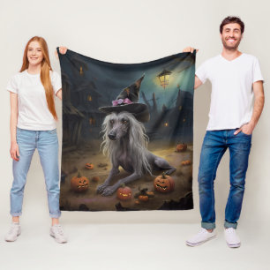 Chinese kuifpompoenen Halloween eng Fleece Deken