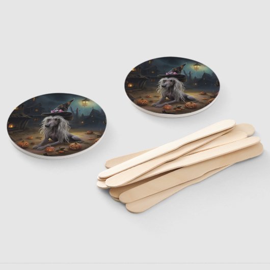 Chinese kuifpompoenen Halloween eng Handwaaier (Niet-gemonteerd)