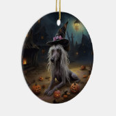 Chinese kuifpompoenen Halloween eng Keramisch Ornament (Rechts)