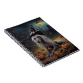 Chinese kuifpompoenen Halloween eng Notitieboek (Rechterzijde)