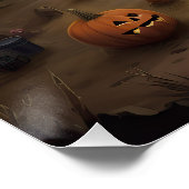 Chinese kuifpompoenen Halloween eng Perfect Poster (Hoek)