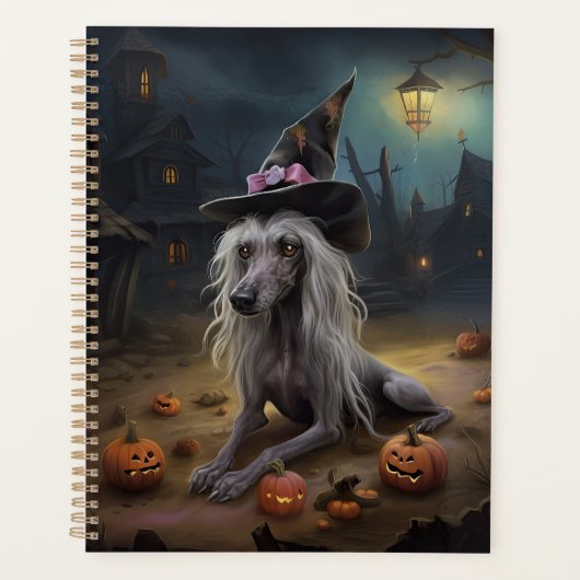 Chinese kuifpompoenen Halloween eng Planner (Voorkant)