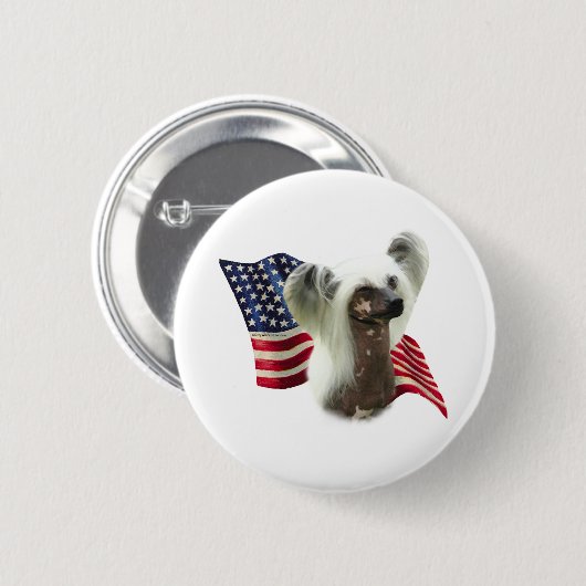 Chinese kuifvlag - Button (Voorkant /achterkant)