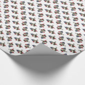 Chinese kuifvlag cadeaupapier (Hoek)