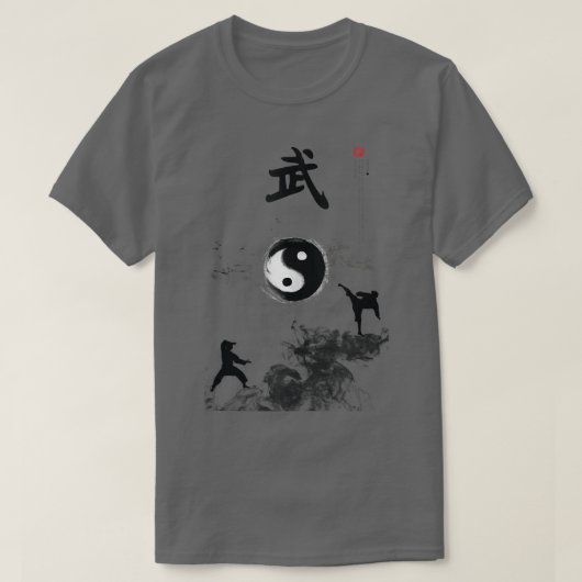 Chinese kung fu mountainken voor Tai Chi-fans T-shirt (Design voorkant)