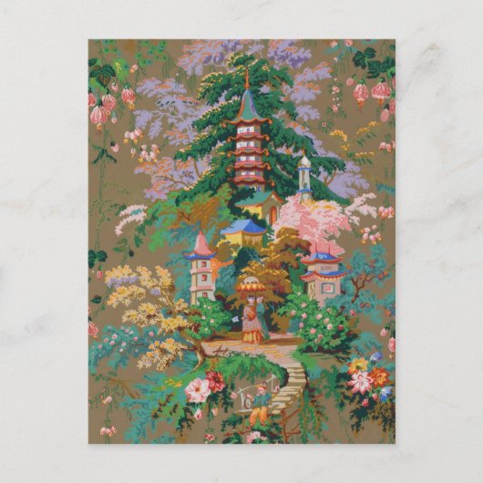 Chinese kunst briefkaart (Voorkant)