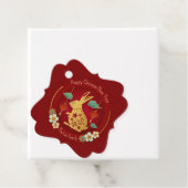 Chinese Labels voor nieuwjaarscadeautjes (Jaar van (In situ)