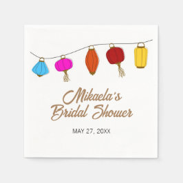 Chinese Lampion Bruiloft Feest Servet