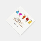 Chinese Lampion Bruiloft Feest Servet (Hoek)